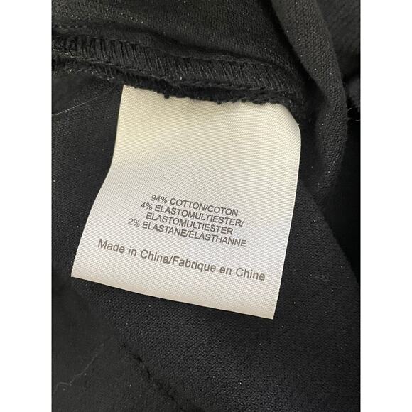 NWT Tory Burch Billet Legging Side Zip High Rise Black Corduroy Womens Size 29 - Picture 9 of 9